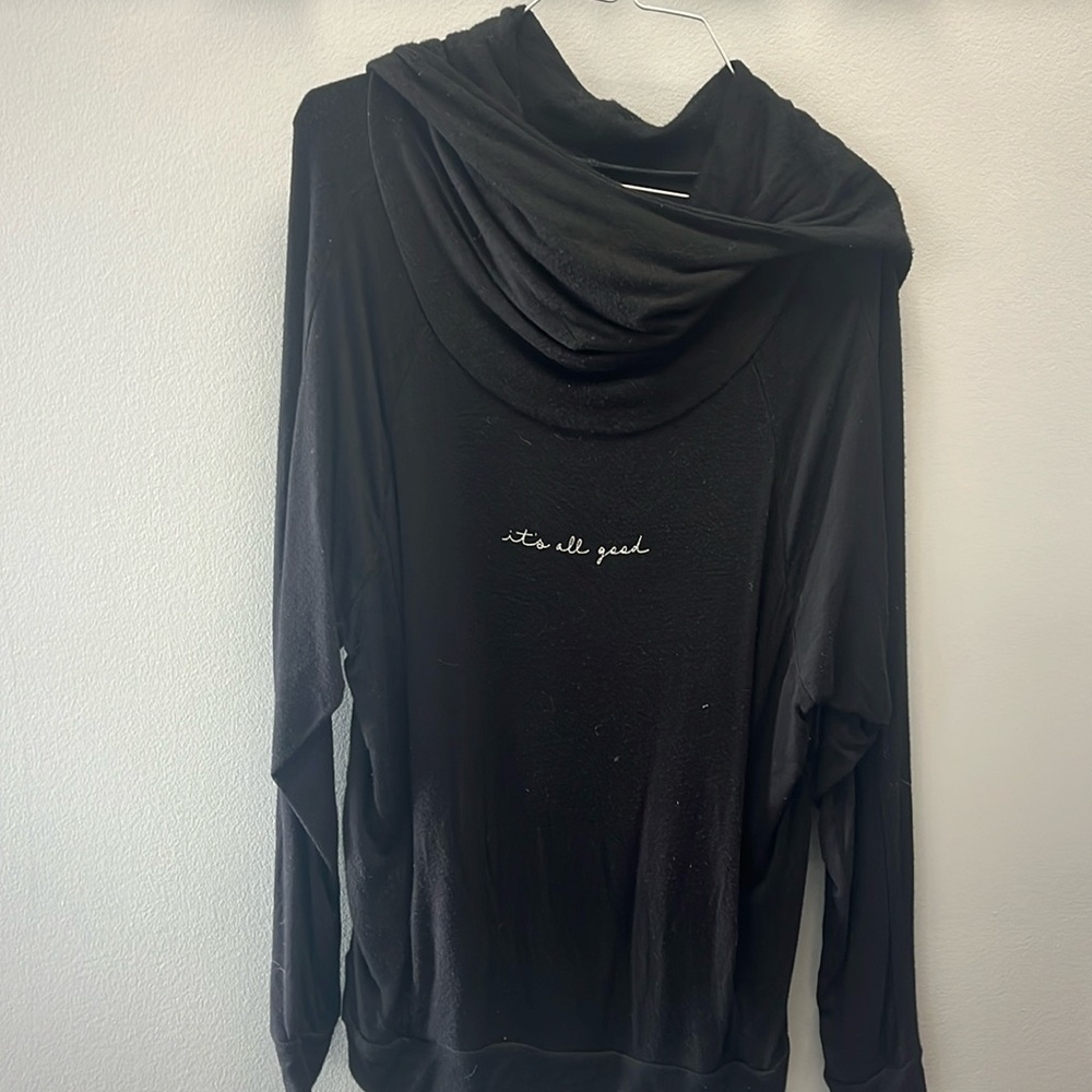 Black hoodie sweatshirt